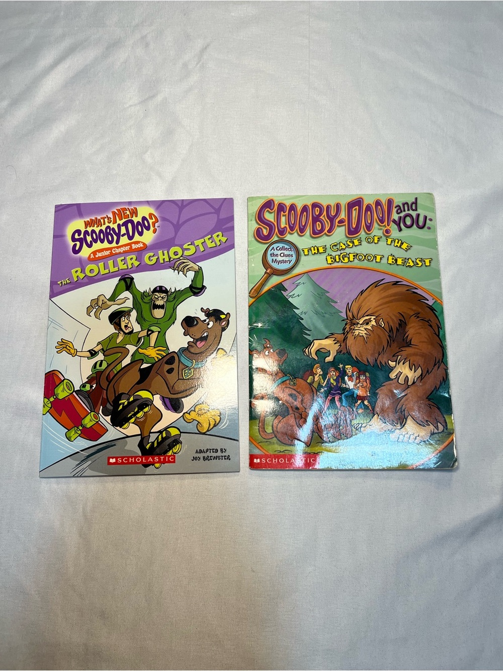 Vintage Scooby-Doo Paperback Chapter Books Cartoon Network Scholastic Lot of 2
